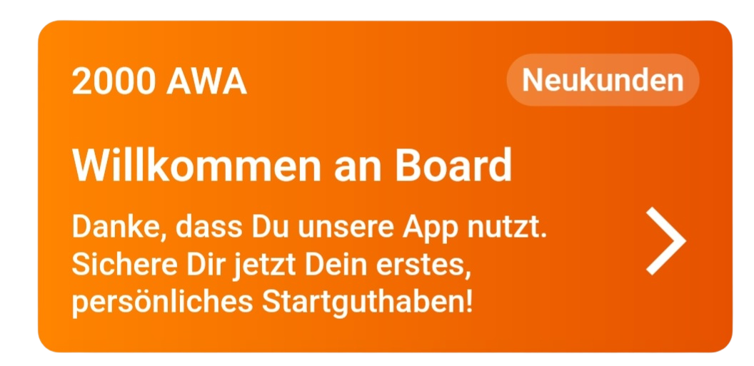 Willkommen an Board